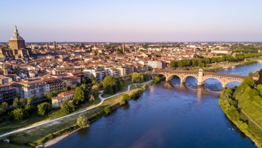 Vista di Pavia Aerea 